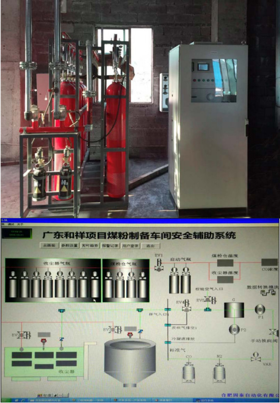 广东和祥项目煤粉制备车间安全辅助系统